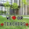 Big Dot of Happiness Teacher Appreciation - First & Last Day of School Yard Sign Outdoor Lawn Decor - Thank You Yard Signs - We Love Our Teachers